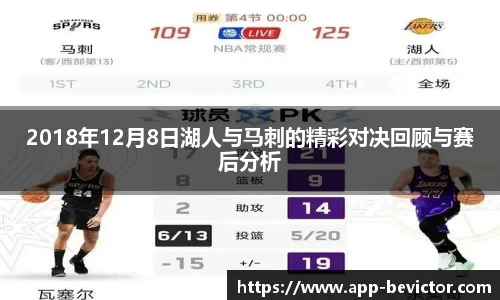 2018年12月8日湖人与马刺的精彩对决回顾与赛后分析