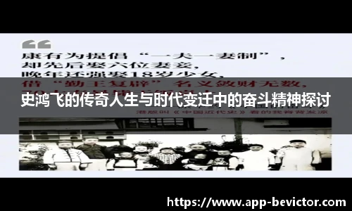 史鸿飞的传奇人生与时代变迁中的奋斗精神探讨